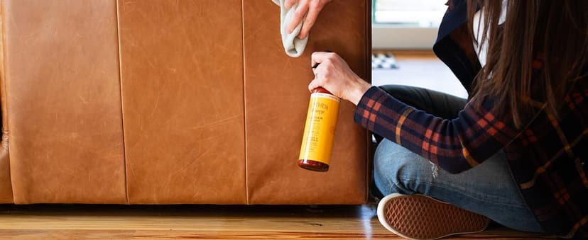 Leather Honey Leather Cleaner Spray: UV Protectant, Non-Toxic & Made in the USA Since 1968. Cleans & Protects Leather, Faux & Vinyl - Couches, Car Seats, Purses, Shoes, Bags & Tack. Safe for Any Color