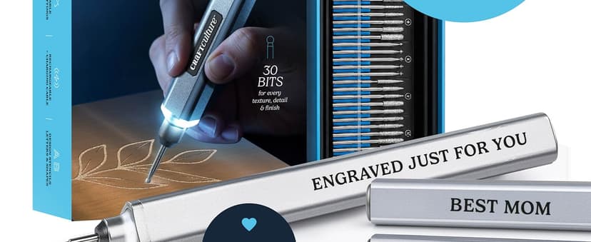 Cool Birthday Gift Ideas - Engraver Pen Tool - Teen Boy Gifts - Unique Gifts for Women, Teenage Girl - Craft Kits for Adults EtchMate Engraving Pen for Metal, Wood, Glass, Plastic & All Materials B0FRNNZZZH