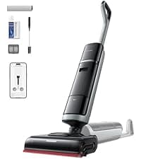 DREAME H14 Pro Wet Dry Vacuum Cleaner, 180° Lie-Flat Vacuum Mop, 140°F Washing and Fast Hot Air Drying, Powerful 18kPa Suction Floor Cleaner Machine, Easy GlideWheel Movement, Smart App Control