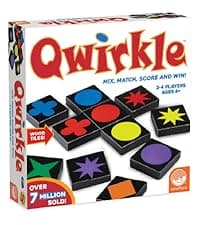 Qwirkle Board Game - Strategy Game for 2-4 Players Ages 6+ - Deluxe with Trays