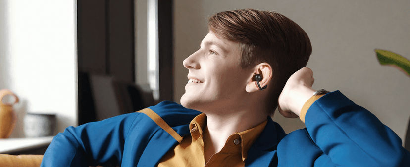 TOZO OpenEarRing True Open Ear Headphones, Lightweight Comfort Open Ear Clip Wireless Earbuds, 40H Play Bluetooth 5.4 Headphones with Smart Digital Display Design Fit Sports Running, Workout Black