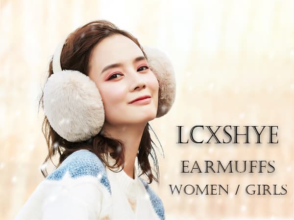 LCXSHYE Winter Ear muffs Faux Fur Warm Earmuffs Cute Foldable Outdoor Ear Warmers For Women Girls