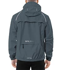 baleaf Men's Rain Jacket Waterproof Windbreaker Raincoat Running Cycling Hiking Gear Hood Lightweight Reflective Packable