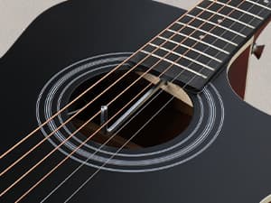 GLARRY 36in Acoustic Electric Guitar Beginner Kit with 15W Amp, 5-band EQ Dreadnought Design 6 Strings Electric Acoustic Guitar with Bag, Strap, Picks, Strings, Wrench (Black)