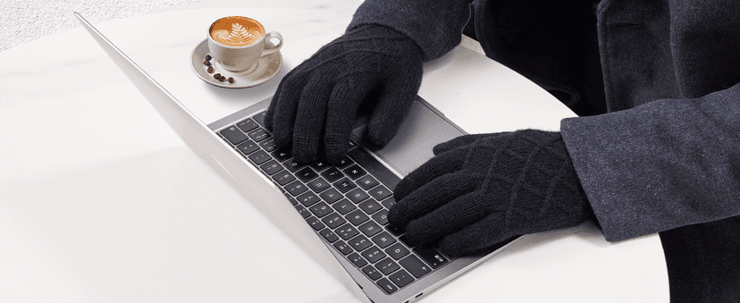 REACH STAR 2 Pairs Winter gloves for women Touch screen Elastic Thermal knit Lining Warm Gloves for Cold weather