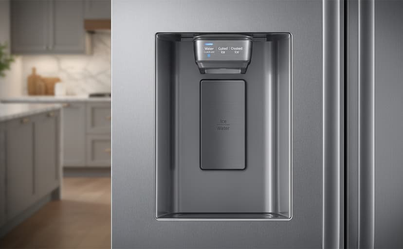 Samsung 27.4 cu. ft. Large Capacity Side-By-Side Refrigerator, Stainless Steel, RS27T5200SR/AA