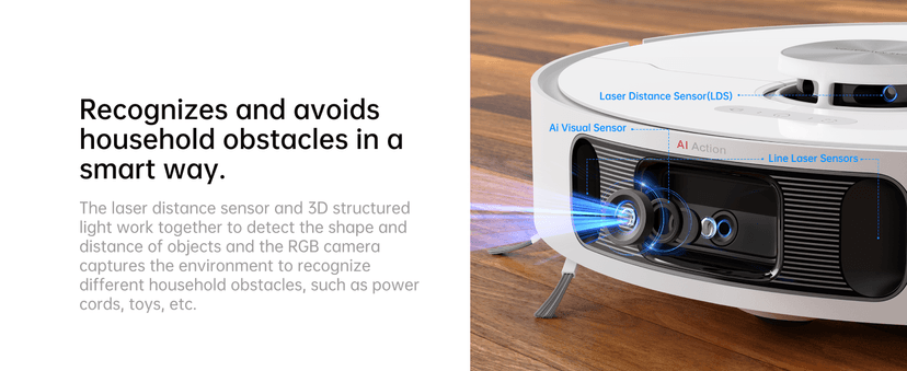 dreame L10s Ultra Robot Vacuum and Mop Combo, Auto Mop Cleaning and Drying, Self-Refilling and Self-Emptying Base for 60 Days of Cleaning, 5300Pa Suction and AI Navigation, Compatible with Alexa