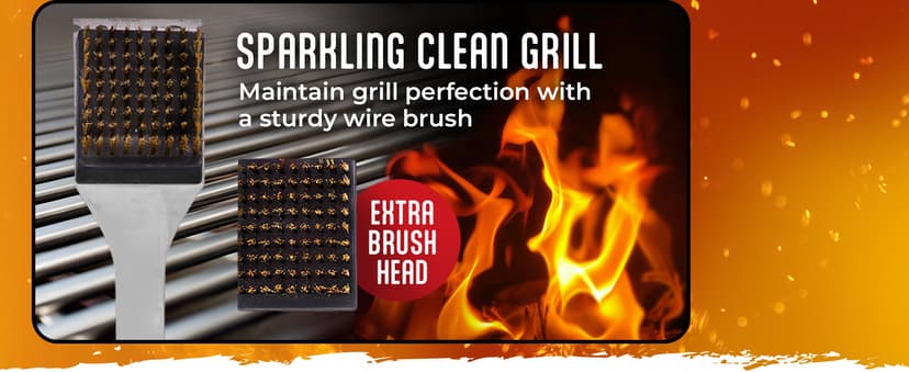 Kaluns Grilling Accessories, Birthday Gifts for Men Grilling Gifts, Heavy Duty Stainless Steel BBQ Grill Tools Set for Outdoor Grill with Aluminum Case and Apron, Husband Dad Gifts for Christmas