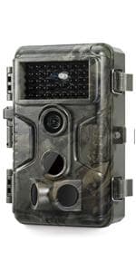 GardePro A3S Trail Camera (Non-Cellular, Non-WiFi), 64MP Photo & 1296P HD Video, 0.1s Trigger, 100ft No-Glow Night Vision, Motion Activated Wildlife Camera
