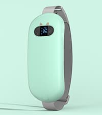 FSA HSA Eligible Portable Heating Pad for Cramps, Upgrade Cordless Electric Period Fast Heating Pad for Back Pain Relief Menstrual Belt 6 Heat 6 Massage Modes Gifts for Women Girls Her Girlfriend Pink