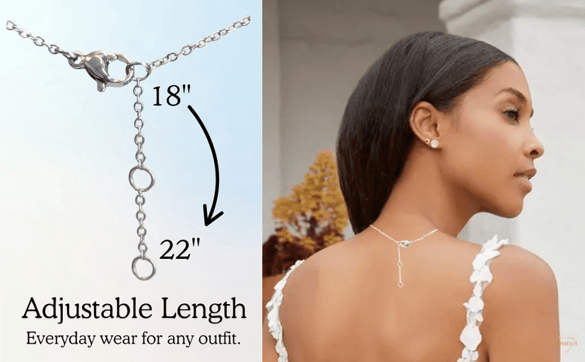 To My Daughter Necklace From Dad With Heartfelt Message, Daughter Birthday Present From Dad, Jewelry Gifts For Graduation for Her From Mom or Daddy, 14K Pendant