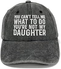 Premium Embroidery Design, Adjustable Metal Buckle Closure, Simple Lifestyle Wear Dad Hat for Father Embroidered Adjustable Baseball Cap for Men Women B0GWPLMQX1
