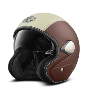 Harley-Davidson Mason's Yard Sun Shield S05 3/4 Helmet with Drop Down Sun Visor - 98177-18VX