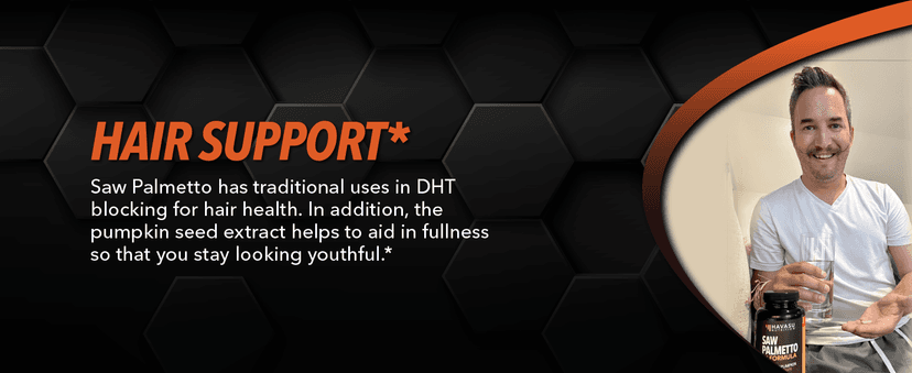 HAVASU NUTRITION Saw Palmetto Supplement with Stinging Nettle and Pumpkin Seed Extract - Advanced 3X Formula - DHT Blocker Urinary Health and Prostate Support for Mens Health - Vegan, Non-GMO Capsules - 2 Month Supply