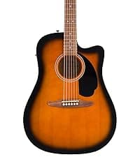 Fender California Debut Redondo Series Acoustic Guitar, Beginner Guitar, 2-Year Warranty, Black