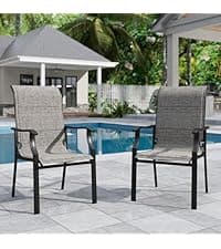 Sophia & William Oversized Zero Gravity Chair Set of 2 Padded, Folding Lounge Chair with Wide Armrest and Cup Holder, Support 400 LBS, Aqua Blue