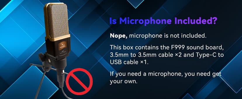 HALCONTORNO Podcast Sound Board F999 Plus - Music Mixer Board, Audio Mixer for YouTuber Streamer Music Gamer, Audio Interface, DJ Equipment Sound Card for Beginners (F999 Plus)