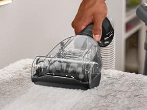 Hoover Rewind Pet Upright Bagless Vacuum Cleaner for Carpet and Hard Floors, Automatic Cord Rewind, Above Floor Cleaning Corded Vacuum Cleaners for Home Use, Gray