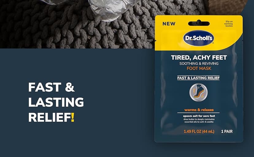 Dr. Scholl's® Tired, Achy Feet Soothing & Reviving Foot Mask, 3 Pair, Warming Booties B0BYBHRZ7T