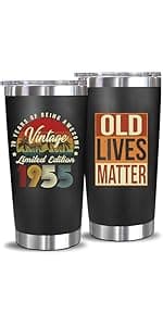 Funny 60th Birthday Gifts for Men - 20 Oz Tumbler