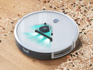 eufy Like-New L60 Robot Vacuum with Self Empty Station, Hair Detangling Technology, Up to 60 Days Hands Free Cleaning, 5,000 Pa Suction (Renewed)