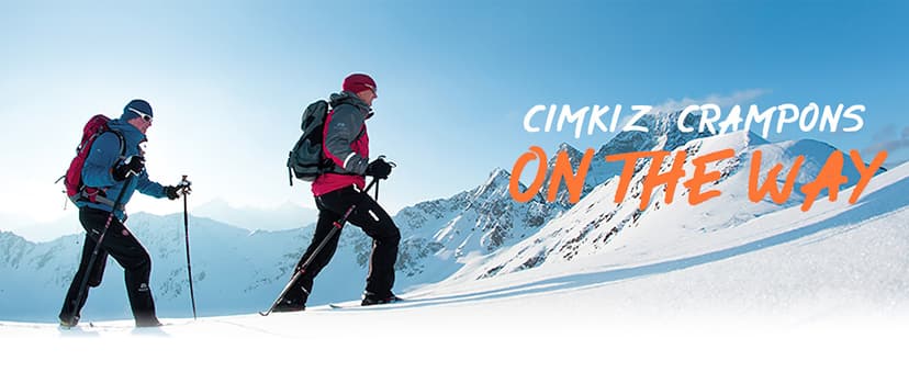 Cimkiz Crampons Ice Cleats Traction Snow Grips for Boots Shoes Women Men Anti Slip 19 Stainless Steel Spikes Safe Protect for Hiking Fishing Walking Climbing Mountaineering