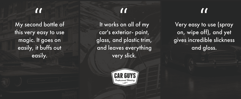 CAR GUYS Hybrid Spray Wax | Advanced Car Wax | Long Lasting and Easy To Use | Safe on All Surfaces | 18 Oz Kit with Towel