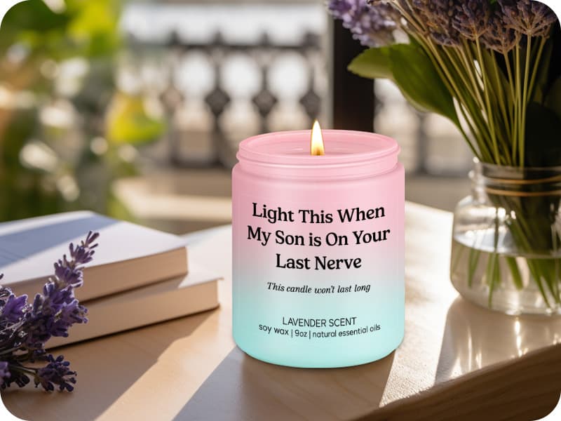 LEADO Candle, Daughter in Law Gifts - Funny Wedding, Birthday, Christmas Gifts for Daughter in Law, Sons Girlfriend, Future Adult DIL - DIL Presents from Mother, MIL, Mom - Bride, Bridal Shower Ideas