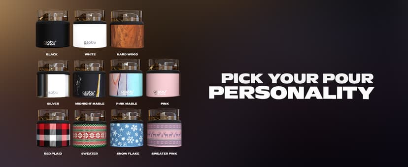 asobu Whiskey Sleeve Glass – Insulated Bourbon Tumbler with Premium Rocks Glass, BPA-Free, Double-Wall Stainless Steel, Keeps Drinks Cold Longer, 10.5oz