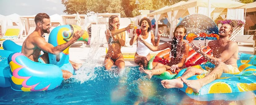 Fiberglass Pool Shells for Inground Pools | Fast Installation, Saltwater & Weather Resistant Rectangular 14ft x 7.4ft x 4.6ft