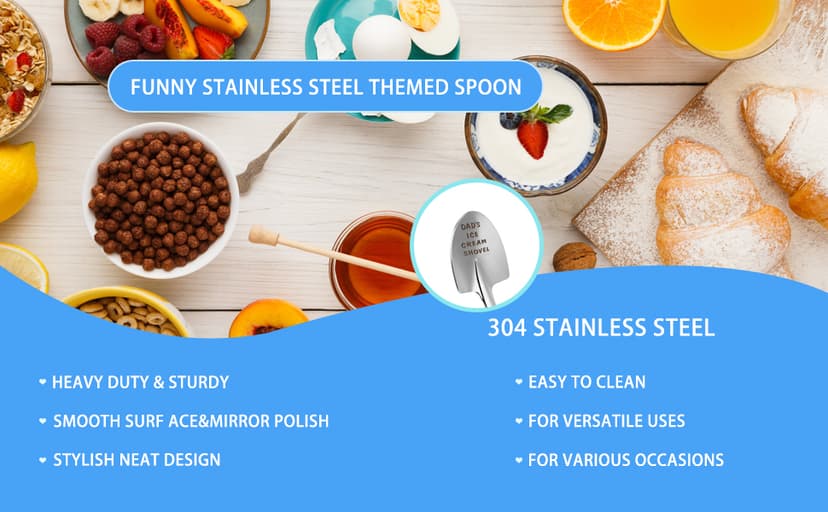 Gifts for Husband from Wife Birthday Christmas,Funny Husband's Ice Cream Shovel Scoop, Men's Anniversary Christmas, Valentines,Cool Birthday Gifts for Him