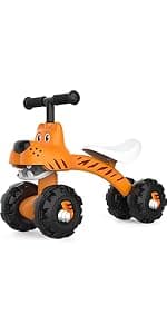 YGJT Baby Balance Bike Toys for 1 Year Old, Birthday Gifts for Boys and Girls, Silent Wheels & Non-Pedal Baby Walker Riding Toys for 10-36 Months Toddlers, Kids First Bike Gifts Spotty Dog B07RFLR3VY