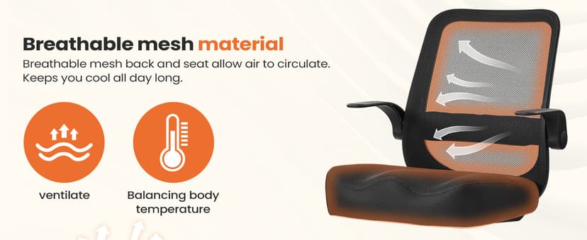 Drafting Chair for Standing Desks, 500LBS Capacity Tall Office Chair with Adjustable Height, Foot Ring, Flip-Up Armrests, Thick Curved Seat for Home Office, Drawing, and Creative Work