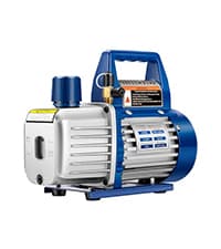 VIVOHOME 1.5 HP 14.4 CFM 2 Stage HVAC Vacuum Pump for R134a R12 R22 R502 R410a Systems, Auto AC Vacuum Pump for Automotive Air Conditioner Refrigeration Maintenance with 2 Oil Bottles