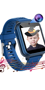 Kids Smart Watches Girls Gifts Age 3-12, Smart Watch for Kids with 39 Games Camera Video Recorder Music Player Alarm Calculator Stopwatch Flashlight Pedometer Gift Toys for Girls Ages 5 6 7 8 9 10