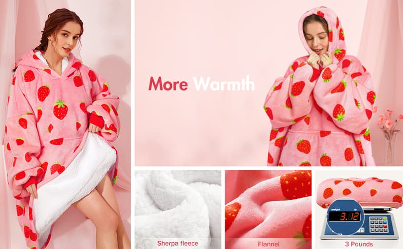 Narecte Kids Hoodie Blanket Year Old Girl Birthday Gifts for Kids Toddler Wearable Blanket Hoodie Oversized Hoodie Ideas