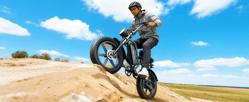 Electric Mountain Bike for Adults, 1500W Peak Motor Ebike, 28 MPH and 60 Miles PAS Range, 20 Inch Fat Tire Dirt E Bike for All-Terrain, 7 Speed, Electric Bicycles with 48V 15Ah Removable Battery