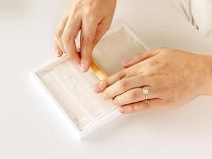 Baby Hand and Footprint Kit, Quick Dry Clay - Newborn Keepsake Feet and Handprint Kit, Nursery Picture Frame, Pet Dog Paw Prints,Personalized New Mom Gifts for Baby Showers & Registry(Onyx Black)