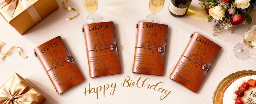50th Birthday Decorations for Women, 50 Year Old Birthday Gifts Refillable Notebook, Turning 50 Fifty 1976 Bday Presents 50th Birthday Gifts for Hers, Chapter 50 Journal for Women B0FSKNHGKG