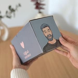 Triple Gifffted Funny Couples Gifts For Christmas, Wedding Anniversary, Engagement, Valentines Day Girlfriend Boyfriend Couple Gift, His & Hers, Bride & Groom, Him & Her, Ceramic, 380ML