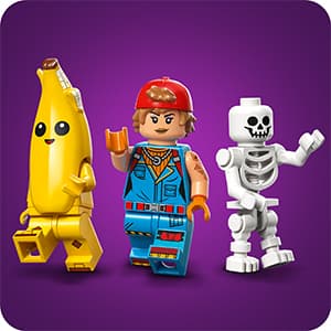 LEGO Fortnite Peely & Sparkplug’s Camp Kids Toy - Pretend Play and Video Game Building Set for Girls & Boys, Ages 7+ - Fortnite Toy Figures Peely, Sparkplug, & More - Gift Idea for Birthdays - 77075 B0DRW647G6