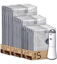 Vacuum Bags for Travel with Rechargeable air Pump, 15 Pack Carry-on Size Compression Packing Bags for Luggage and Suitcase, Space Saver for Clothes and Clothing Travel