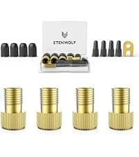 ETENWOLF T300 Digital Tire Pressure Gauge 3-200 PSI, Industrial Tire Gauge Calibrated to ANSI B40.7 Grade 2A(Plus-Minus 0.5%), Replaceable AAA Batteries (Vivid Orange)