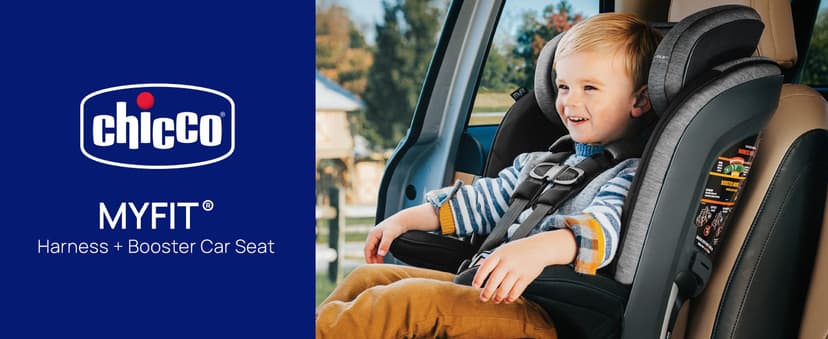 Chicco MyFit Harness + Booster Car Seat, 5-Point Harness and High Back Seat