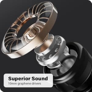 ADADPU Bluetooth Headset - V5.0 Wireless Handsfree Earpiece Built-in Dual Mic Noise Cancelling, 10 Days Standby 16Hrs HD Talktime Ultralight Headset for iPhone Android Samsung Laptop(Black)