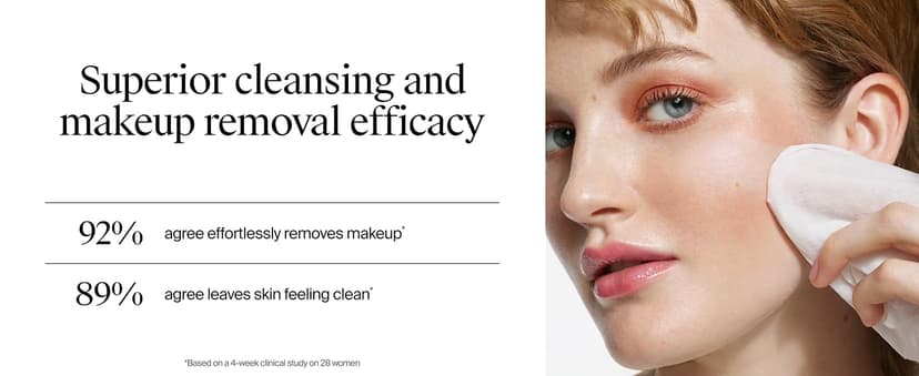 Neutrogena Makeup Remover Wipes, Daily Single Face Cleansing Towelettes, Makeup Removing Cleansing Wipes Removes Dirt & Oil, Alcohol-Free Face Towelettes, 20 ct