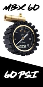 JACO RDX-160 Presta Tire Pressure Gauge for Bikes (10-160 PSI) | Road Bike & BMX Series