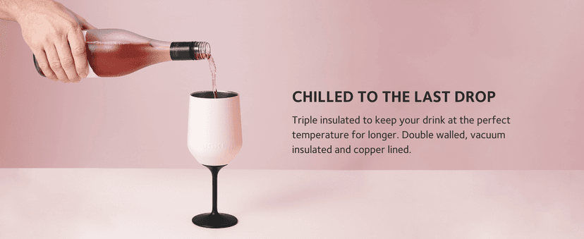 Huski Wine Tumbler 2.0 | NEW | Award-winning Design with Detachable Stem | Premium Stainless Steel Wine Glass with Lid | Triple Insulated Tumbler | 12oz Capacity | Great Gift (Champagne)