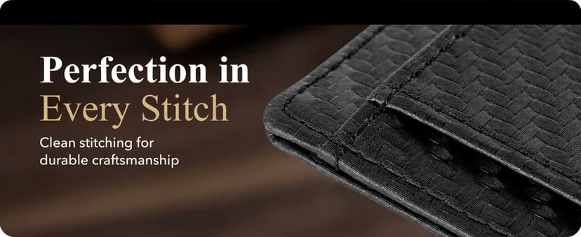 TRAVANDO AirTag* Wallet Mens Wallet with Money Clip Air Tag Wallet Card Holder RFID Blocking Bifold Gifts for Men