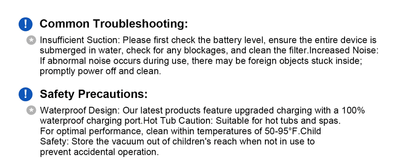 2025 Upgraded Handheld Pool Vacuum Cleaner for Above Ground & Inground Pools - Cordless Pool Cleaner w/18.5GPM Suction, Telescoping Pole(20-69in), 2 Brush Heads - Ideal for Spas & Hot Tubs